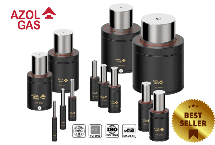 B-CW Gas Spring Compact Height Series Gas Spring Compact Height Series (170-20000 daN)